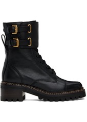 See by Chloé Black Mallory Boots