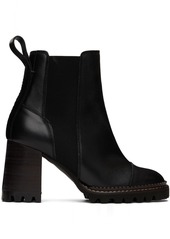 See by Chloé Black Mallory Chelsea Boots