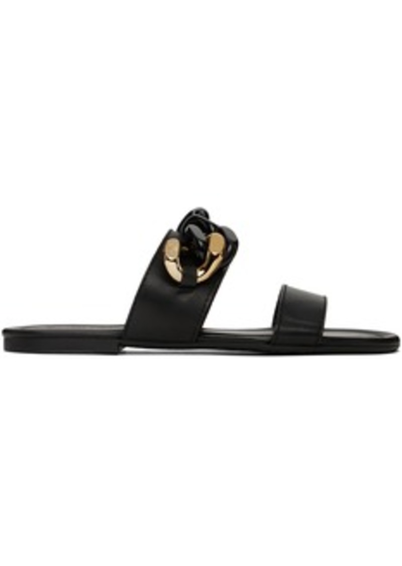 See by Chloé Black Monyca Flat Sandals