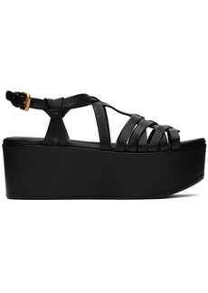 See by Chloé Black Sierra Heeled Sandals