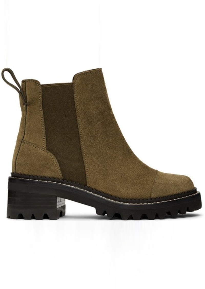 See by Chloé Brown Mallory Chelsea Boots