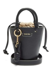 See By Chloé Cecilia small grained-leather bucket bag