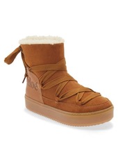 See by Chloé Charlee Genuine Shearling Lined Snow Boot in Tan/deserto at Nordstrom