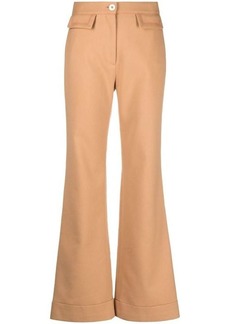 SEE BY CHLOÉ Cotton blend flared trousers