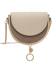 See by Chloé Gray & Taupe Mara Evening Bag