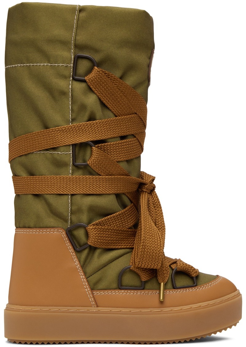 See by Chloé Green Naina Boots