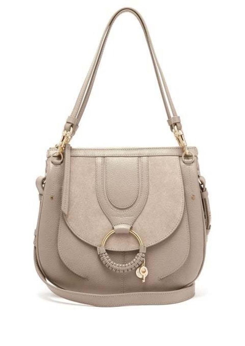 See By Chloé Hana suede and leather satchel cross-body bag