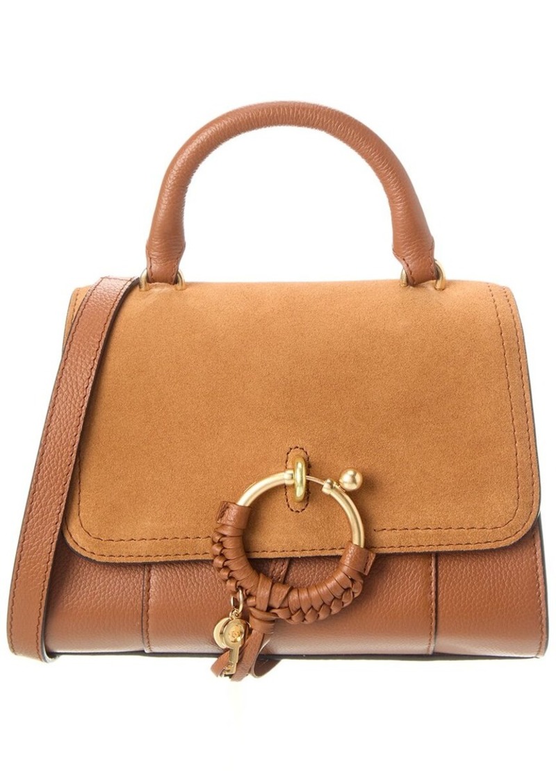 See by Chloé Joan Ladylike Leather & Suede Satchel