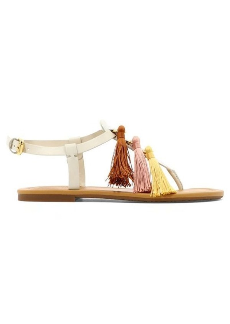 SEE BY CHLOÉ "Kime Pompom" sandals