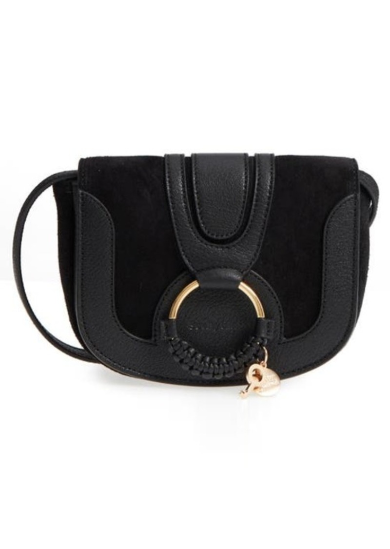 Hana Mini Leather Shoulder Bag in Black - See By Chloe
