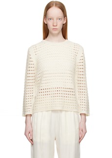 See by Chloé Off-White Crocheted Sweater