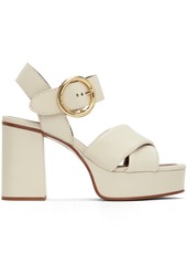 See by Chloé Off-White Lyna Heeled Sandals