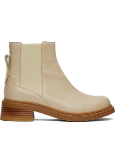 See by Chloé Off-White Mallory Chelsea Boots