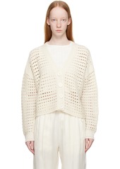 See by Chloé Off-White Y-Neck Cardigan