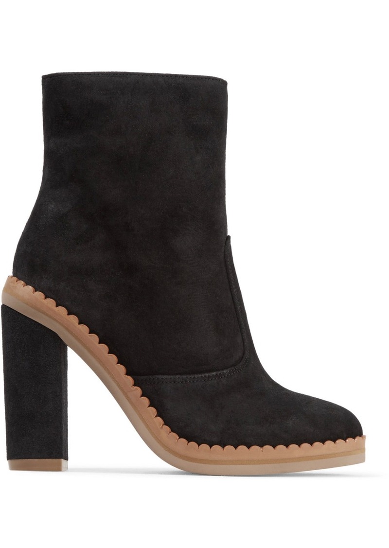 see by chloé liegi suede ankle boots