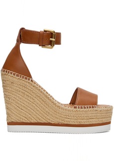 See by Chloé Tan Glyn Espadrille Heeled Sandals