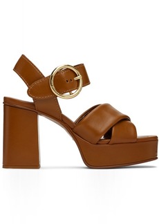 See by Chloé Tan Lyna Heeled Sandals