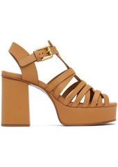 See by Chloé Tan Sierra Heeled Sandals