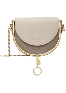 See by Chloé Taupe & Beige Mara Evening Bag