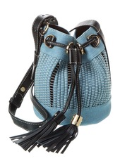 See by Chloé Vicki Small Canvas & Leather Bucket Bag