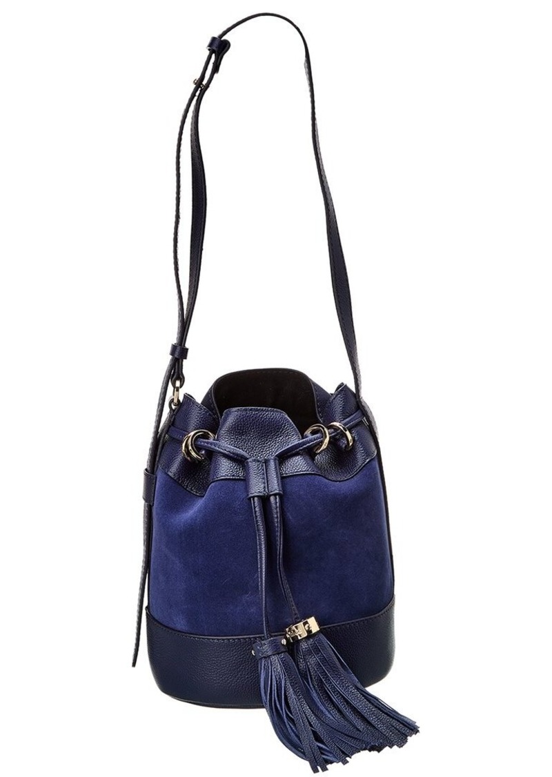 See by Chloé Vicki Suede & Leather Bucket Bag