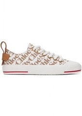 See by Chloé White & Taupe Aryana Sneakers