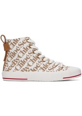 See by Chloé White & Taupe Aryana Sneakers