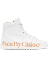 See by Chloé White Essie High-Top Sneakers