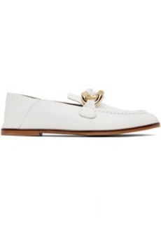 See by Chloé White Monyca Loafers