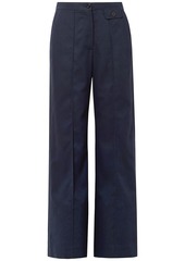See By Chloé Woman Twill Wide-leg Pants Navy