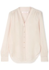 See by Chloé - Gathered crepe blouse - White - FR 42
