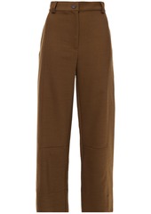 See By Chloé Woman Twill Straight-leg Pants Army Green
