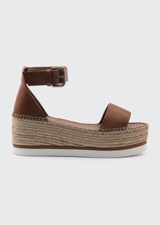 See by Chloé See by Chloe Glyn Leather Flatform Espadrille Sandals