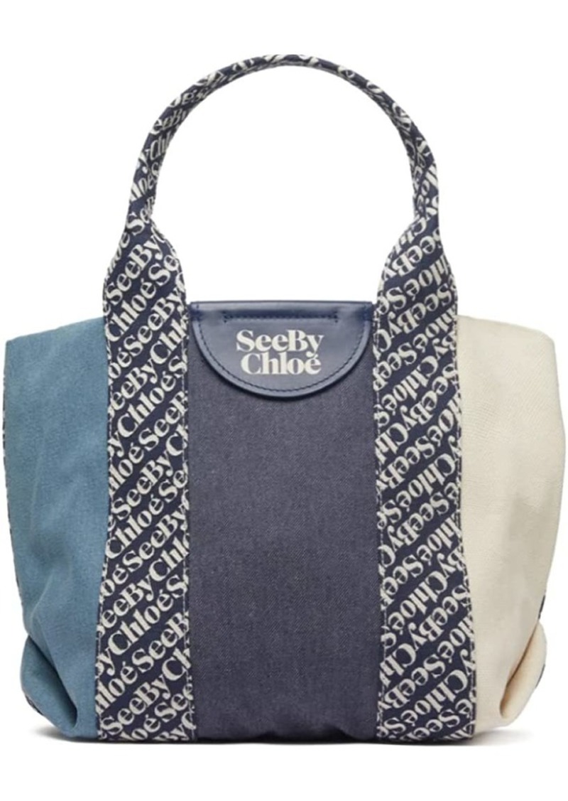 See by Chloé See By Chloe Laetizia Tote -Royal Navy OS