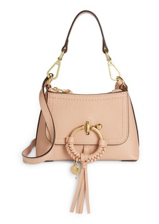 See by Chloé See by Chloe Mini Joan Leather Crossbody Bag in Powder at Nordstrom