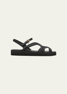 See by Chloé See by Chloe Sansa Braided Ankle-Strap Sandals