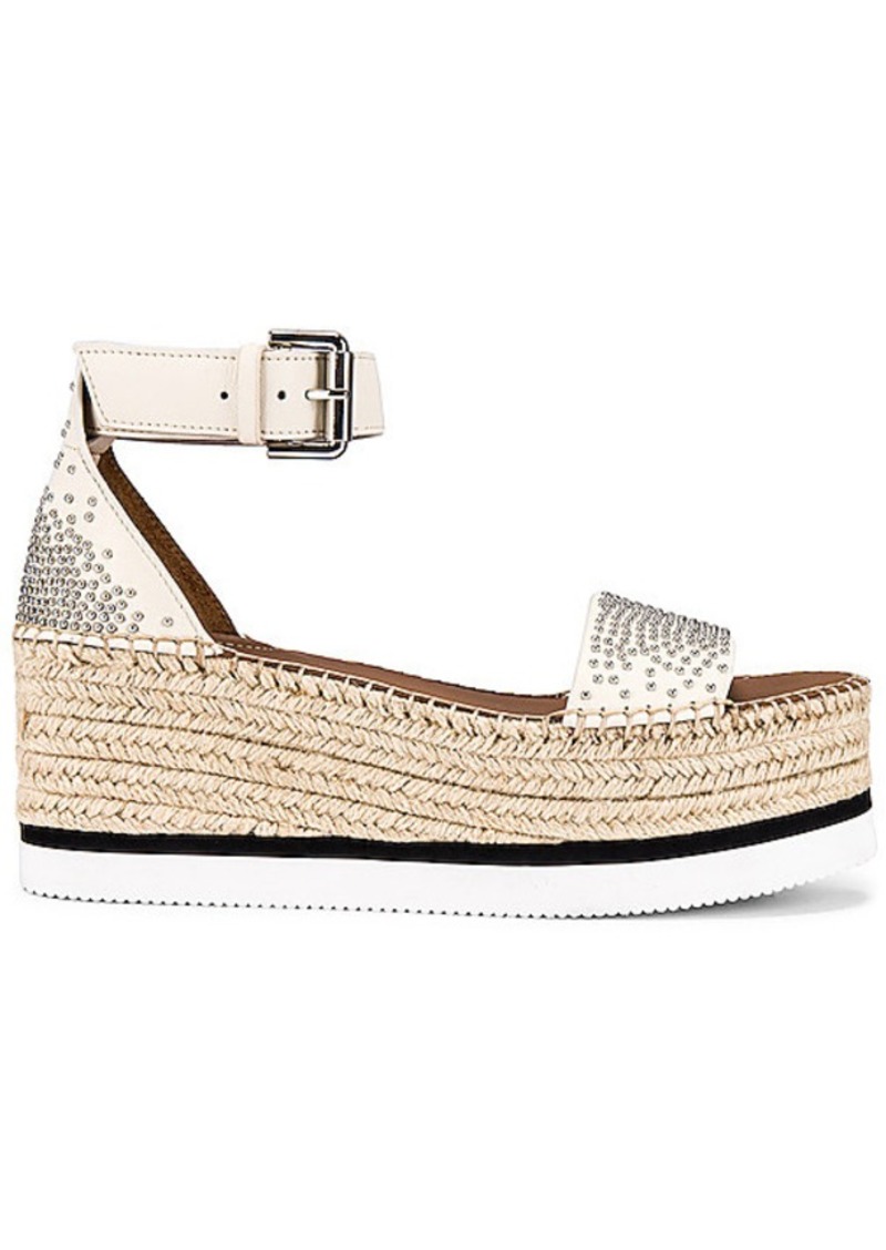 glyn platform sandal see by chloe