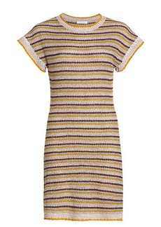See by Chloé See By Chloe Textured Summer Striped Lurex Knit