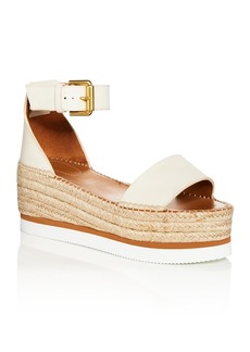 See by Chloé See by Chloe Women's Glyn Ankle Strap Espadrille Platform Sandals