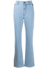 See by Chloé side button flared jeans