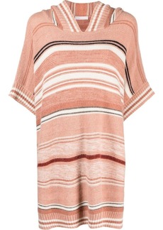 See by Chloé striped oversize jumper