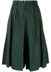 See by Chloé striped wide-leg shorts