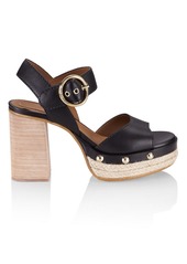 See by Chloé Viviane Platform Leather Sandals