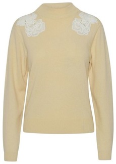 See by Chloé WOOL BLEND CREAM SWEATER