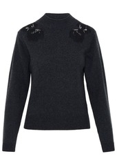See by Chloé WOOL BLEND GREY SWEATER