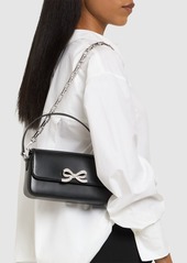 Self Portrait Bow Leather Shoulder Bag