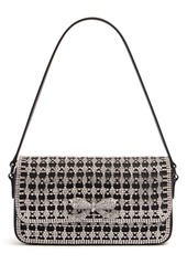 Self Portrait Chainmail Crystal Shoulder Bag