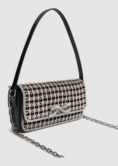 Self Portrait Chainmail Crystal Shoulder Bag