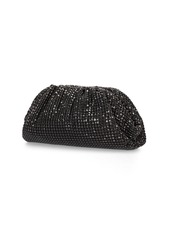 Self Portrait Diamante Leather & Crystal Pouch