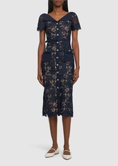 Self Portrait Lace Midi Dress